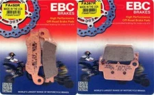 EBC R front & rear brake pad set fits 2008-2020 Yamaha YZ250 YZ250F YZ450F