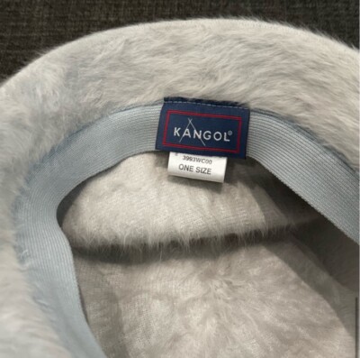 KANGOL Light Blue Angora Wool Blend Furgora Bin Bucket Hat  display picture 2
