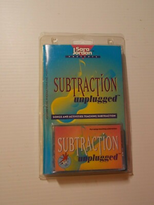 SARA JORDAN CASSETTTE SUBTRACTION UNPLUGGED FUN SONGS TEACHING SUBTRACTION - NEW