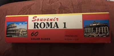 SOUVENIR 60 x FILMFOLIEN PRÄSENTATIONSPAKET ROM 1 FARBE KODAK FARBE ROM ITALIEN