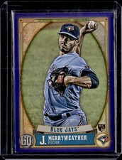 2021 Topps Gypsy Queen Indigo Parallel #291 Julian Merryweather RC 149/250