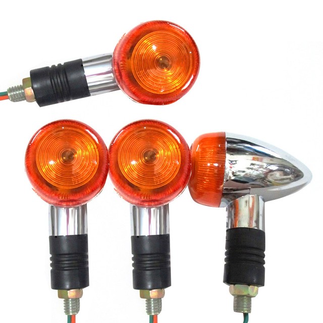 4x Bullet Turn Signals Lights For Suzuki Intruder Volusia Boulevard C50