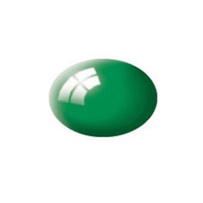 Image of Revell 36161 Aqua Color Emerald Green Gloss (18ml) Model Making