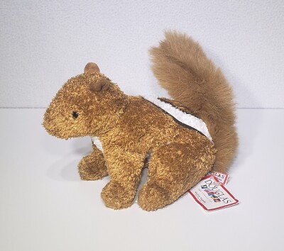 Douglas Cuddle Toys Cute Chippy Brown CHIPMUNK Plush Stuffed Animal Toy 8'' NWT