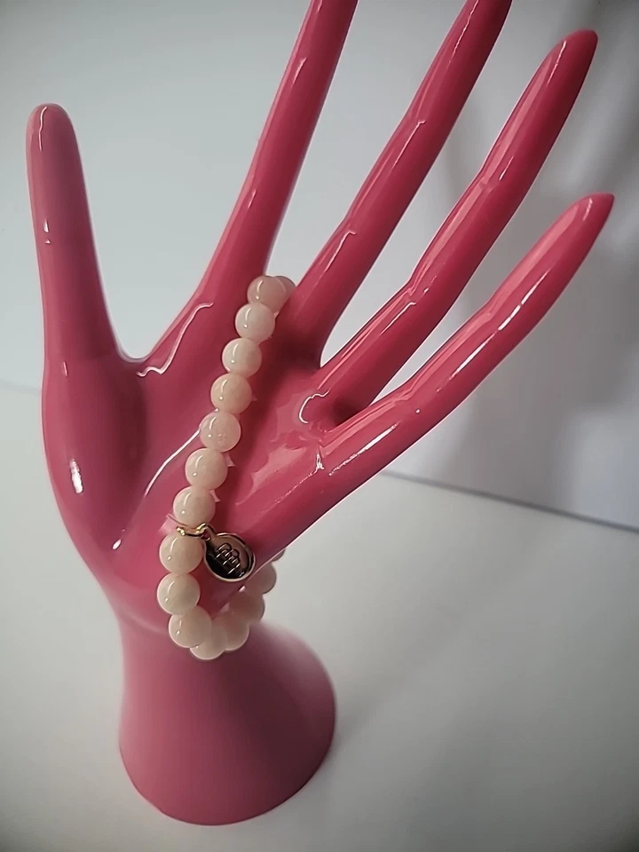 Pulsera Dana Bachman Vintage Cuentas Rosa Joyería Disfraz Foto 3 de 4