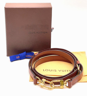 Auth Louis Vuitton Replacement kenya brown Shoulder Strap W/Box V060028