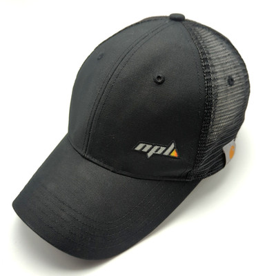 NPL Construction hat black adjustable snapback cap by Carhartt