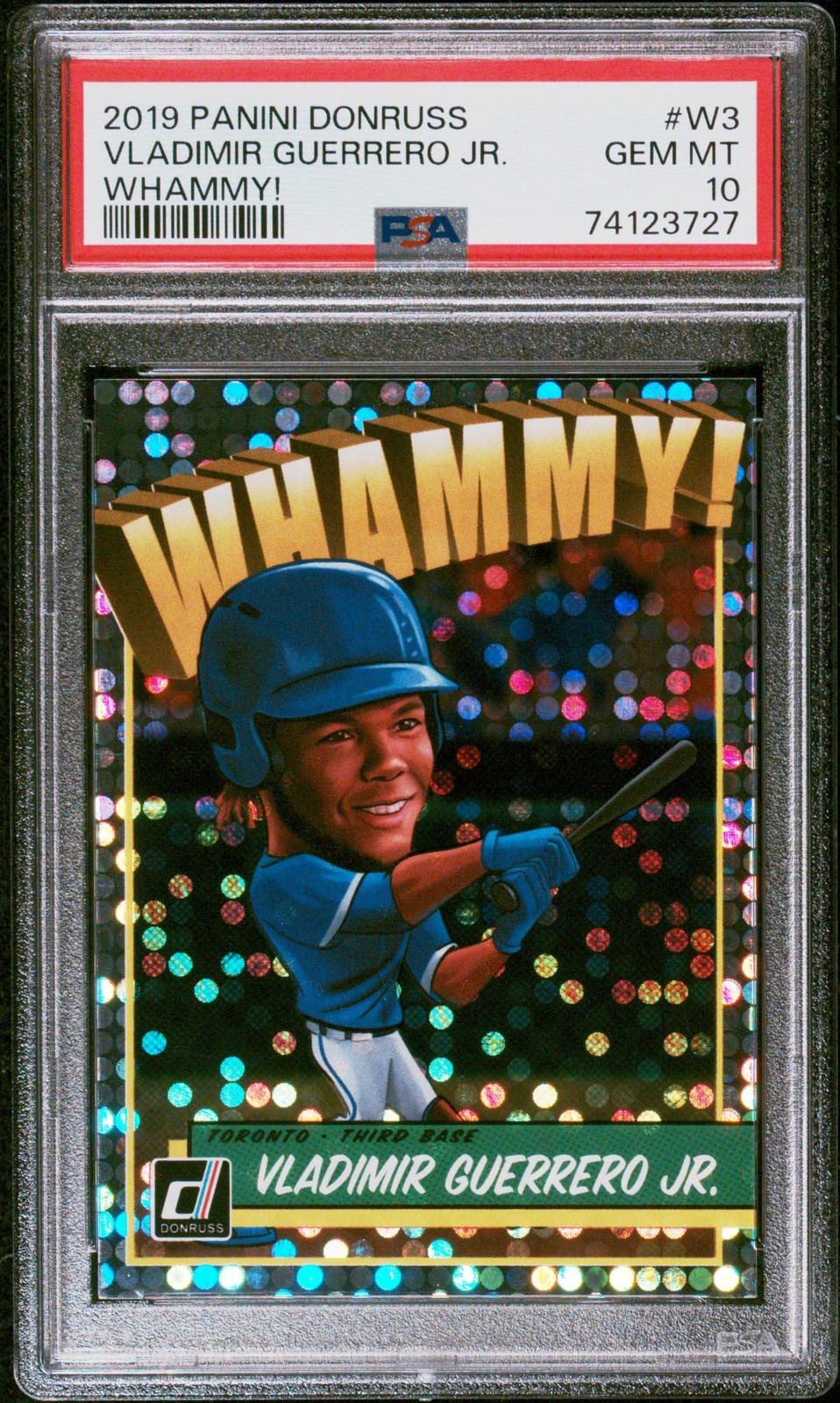 2019 Panini Donruss Whammy Vladimir Guerrero Jr. #3 PSA 10