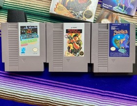Vintage Nintendo NES Boxed Games Lot ABADOX Goonies II Authentic TESTED Some CIB