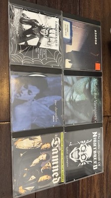Goth Rock Darkwave CD Lot The Damned Nightbreed Music For Vampires 6 Discs 90s