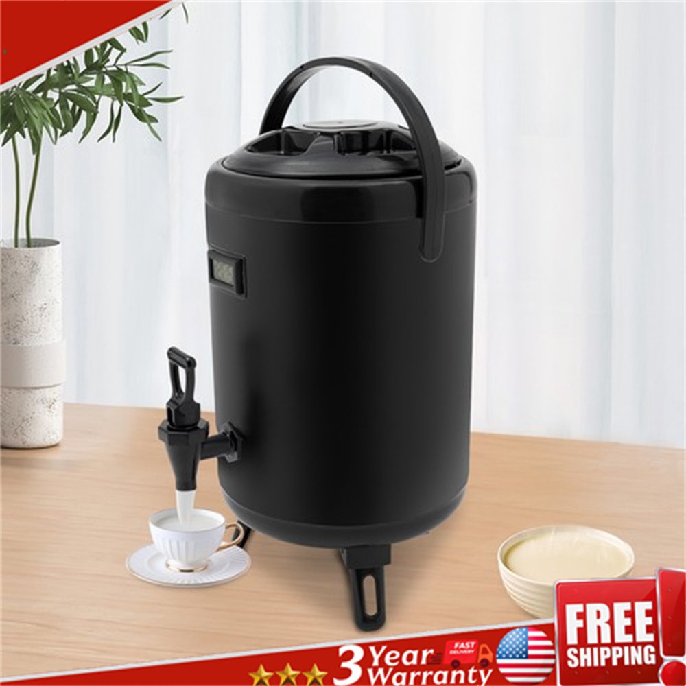 2.11 Gallon Insulated Hot & Cold Thermal Coffee Beverage Dispenser W/ Lid