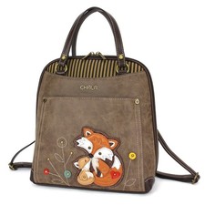NUEVA MOCHILA CONVERTIBLE CHALA STONEGRAY FOX FAMILY MONEDERO IMITACIÓN CUERO LONA