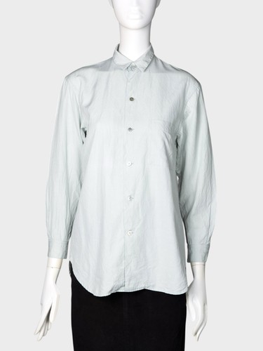 Yohji Yamamoto, VINTAGE Yohji Yamamoto - (Ende 80er / Anfang 90er) Viskose Button-Up Shirt - Gr. S