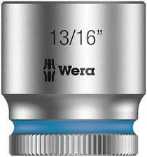 Wera Zyklop Steckschl&uuml;sseleinsatz 3/8 Zoll 13/16 Zoll Blau 05003579001
