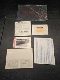 Vtg Sega 32x System Console Box Manual Inserts Cables Tested w/ Motocross game