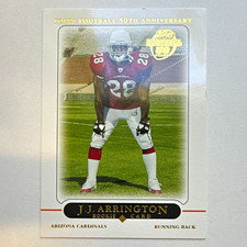 Topps 2005 J.J. Arrington Rookie Arizona Cardinals #407 Football Card. rookie card picture