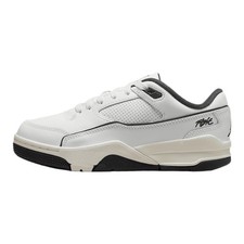 Jordan Flight Court Big Kids' Shoes HF3333-100, White/Sail/Black Size 4