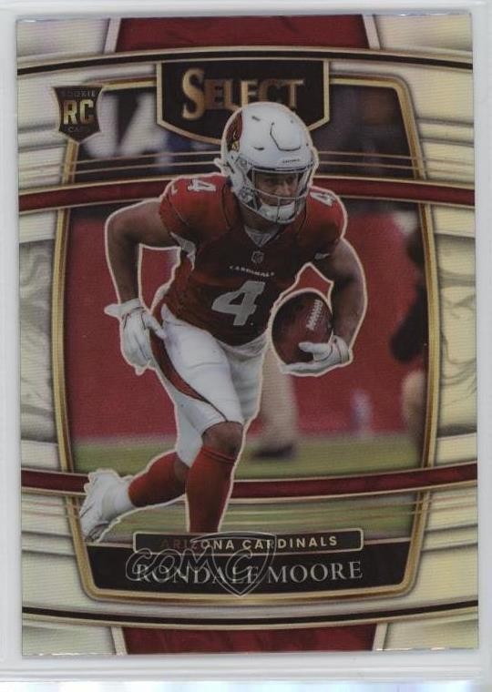 2021 Panini Select Concourse Silver Prizm Rondale Moore #58 16wm