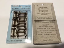 ReBoxx-4 36" HO Semi-scale wheels sets, 0.975" Axle Length, 12/ Pkg, NMRA RP-25
