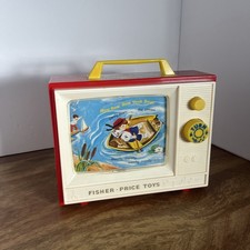 Fisher-Price 1964 Vintage Wind-Up Television Toy