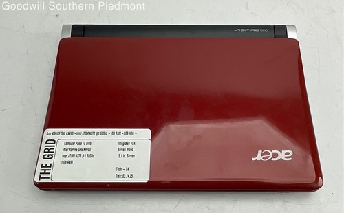 Acer Aspire One KAV60 Intel Atom N270 1.60GHz 1GB RAM No HDD - Parts - Picture 4 of 10
