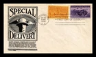DR JIM STAMPS US COVER SPECIAL DELIVERY FDC SCOTT E18 COMBO ANDERSON CACHET