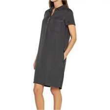 Gap Popover Shirtdress Grey Size Large Utility Gorp 