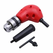 Right Angle Drill Attachment 90 Degree Extension Round Shank 1 10mm