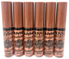  6 NYX Candy Swirl Butter Gloss 0.27 fl oz Sealed BLGS01 - Funnel Cake