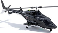 RTF Airwolf RC Helicopter - 27:1 Scale Collectible Remote Control Helicopter