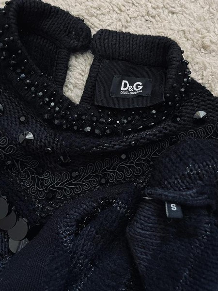 Women Dolce & Gabbana Dress Black Knit 36
