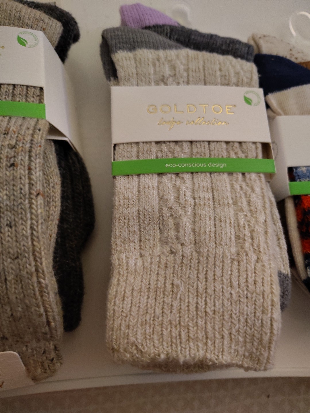 Set Of ThreeGold Toe Women's Lodge Collection Terry Camp Socks