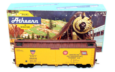 Athearn 5029 HO 40' Steel Ice Bunker Reefer kit ART MP Wabash 36016 Built KDs MW