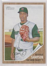 2011 Topps Heritage Minor League Edition Keyvius Sampson #58 0w8