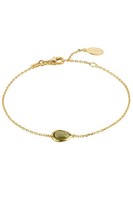 Latelita Pisa Mini Tropfenarmband Gold Peridot GrüN