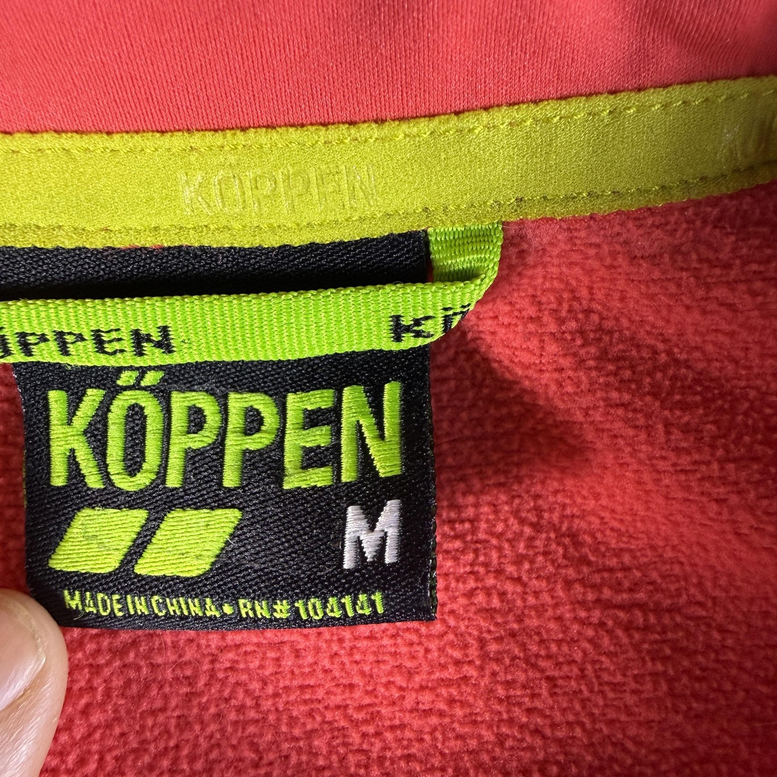 Köppen Softshell Jacket Womens Medium Red Full Zi… - image 6