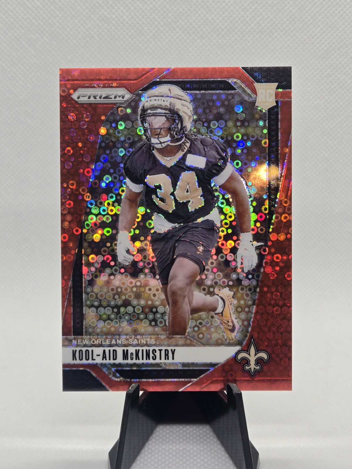 2024 Panini Prizm - Rookies Kool-Aid McKinstry #363 Red No Huddle Prizm /75 (RC)