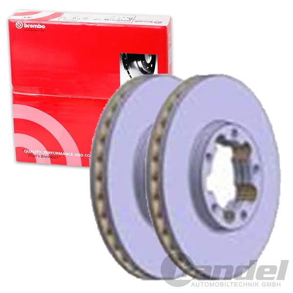 2X Brembo Bremsscheiben 276Mm InnenbelÜFtet Vorne Passend FÜR Nissan Cabstar-image