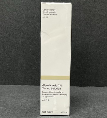 Glycolic Acid 7% Toning Solution 100ml/3.38oz Brand New Factory Sealed Exp 11/27