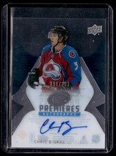 2016-17 Upper Deck Ice Premieres Autograph Chris Bigras Colorado Avalanche