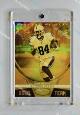 Antonio Brown /25 GOLD FOIL PARALLEL CARD PANINI OAKLAND RAIDERS MINT
