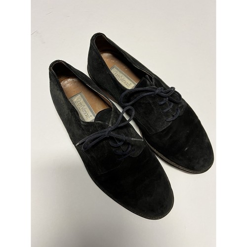 Versace, scarpe uomo vintage gianni versace oxford derby scamosciate