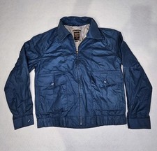 VINTAGE Christian Dior Jacket 42R Men Blue Monsieur Sport Windbreaker Full Zip