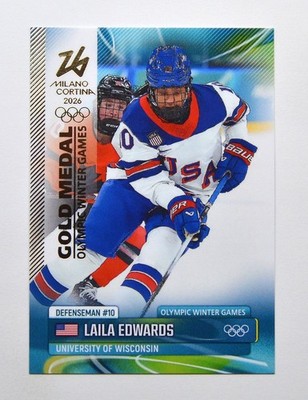 2026 GudCards Olympics Women Team USA #36 Laila Edwards