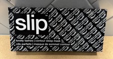 Slip Lovely Lashes Contour Sleep Mask 100 Pure Silk Eye Mask Black Trim New