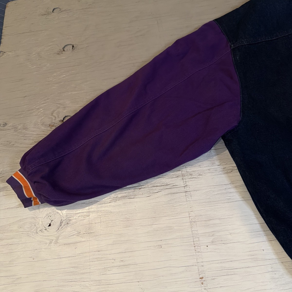 RARE Vintage 90s NBA Starter Phoenix Suns Denim Basketball Jacket