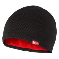 Milwaukee M751B Fleece-Lined Beanie Hat Black One Size Fits Most