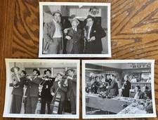(3) 1942 “Butch Minds The Baby” Original 8 X 10 B & W Photos. Shemp Howard