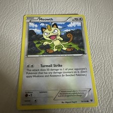 Meowth 74/124 Fates Collide Regular Common Pokémon Card TCG Trading Card Game