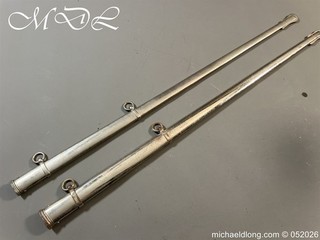 British Military Sword Scabbards x 2